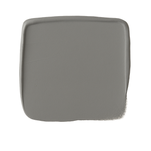 Gray paint swatch on a white background