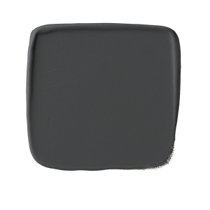 Black square object on a white background.