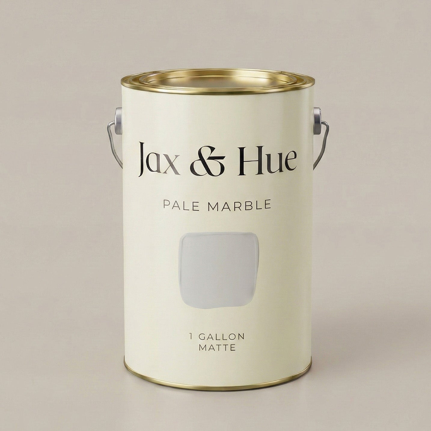 Jax & Hue Pale Marble interior paint, a cool-toned white with elegant gray notes for modern interiors.