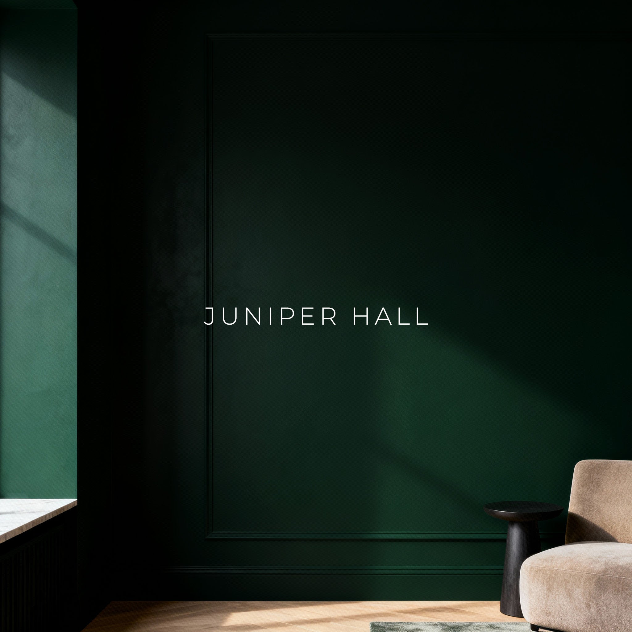 dark green interior paint with a matte finish
